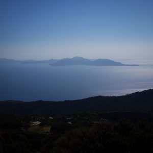East of Ikaria, looking towards Fourni and Samos